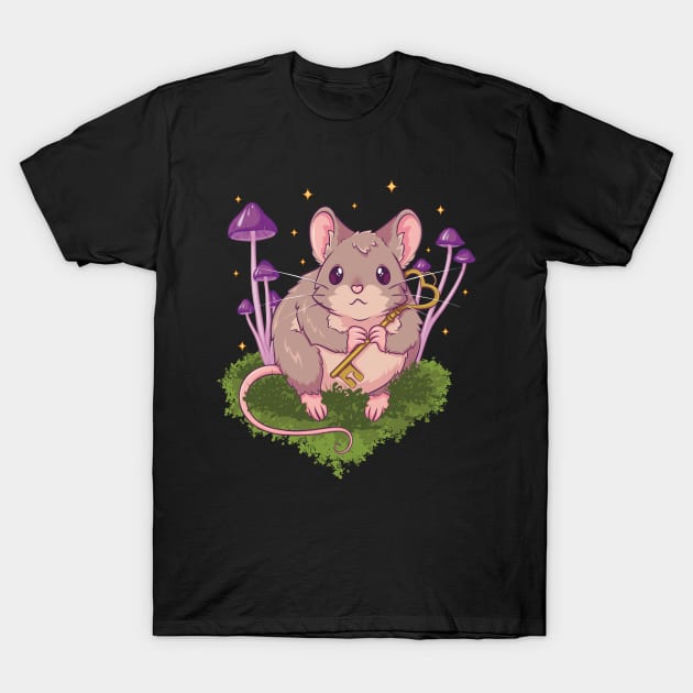 Grimm’s Mouse & Its Key T-Shirt by Sage Hart